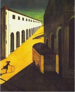 Giorgio de Chirico Misterio y Melancolía de una calles 1914